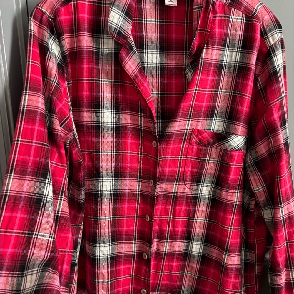 Victoria's Secret Pink Plaid Shirt